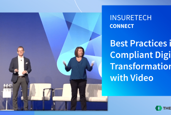 Beth Wood, SVP & CMO of Principal Financial Group and Theta Lake’s CEO Devin Redmond at InsureTech Connect 2019