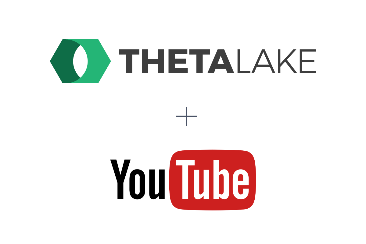 Theta Lake logo and Youtube logo