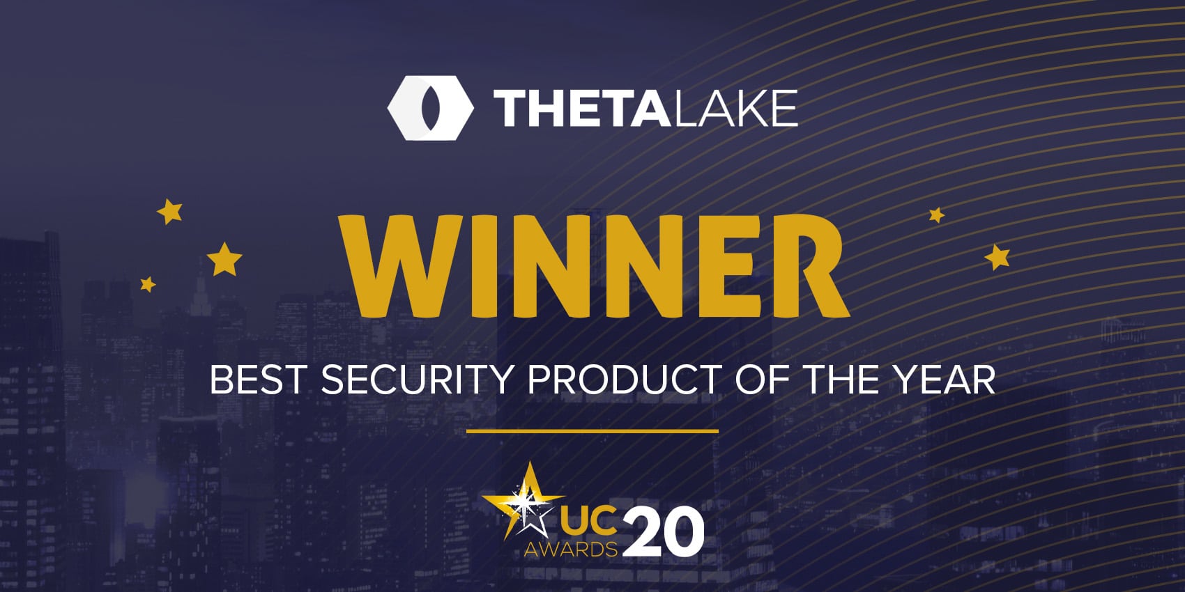 Theta Lake, winner of "Best security product of the year", UC Awards 2020