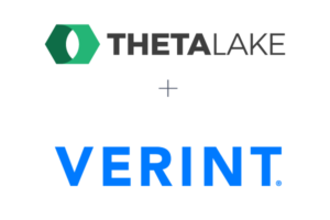 Theta Lake logo and Verint logo