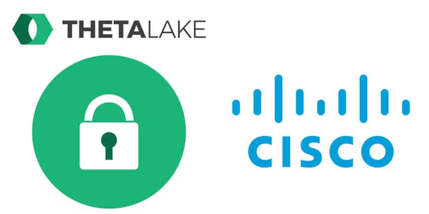Theta Lake logo and Cisco logo