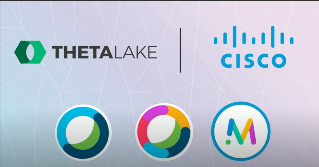 Theta Lake logo and Cisco logo