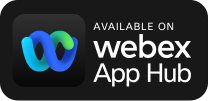 Available on Webex App Hub