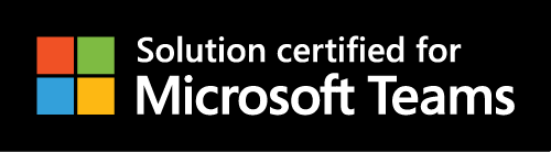 Solution certified for Microsoft Teams logo