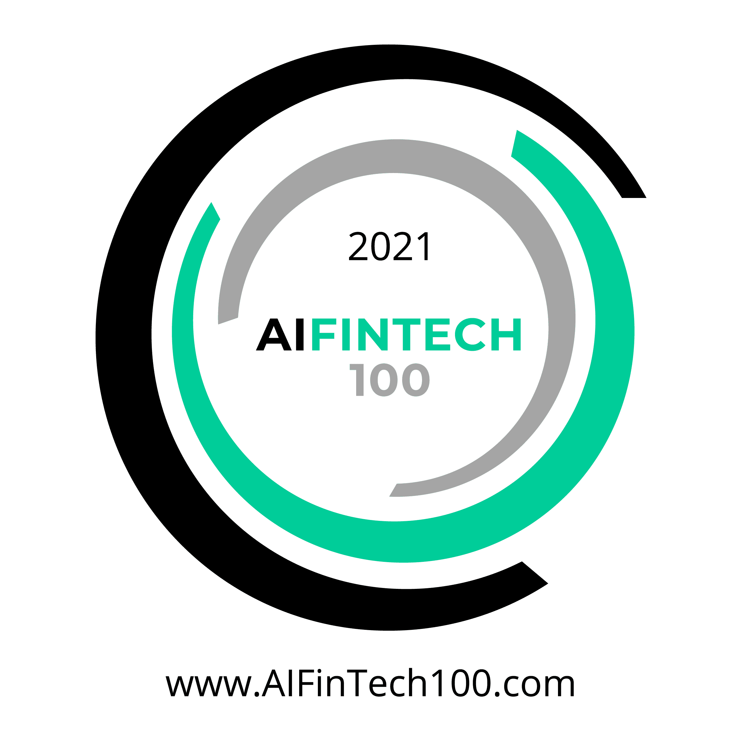 AI FinTech 100 2021 badge
