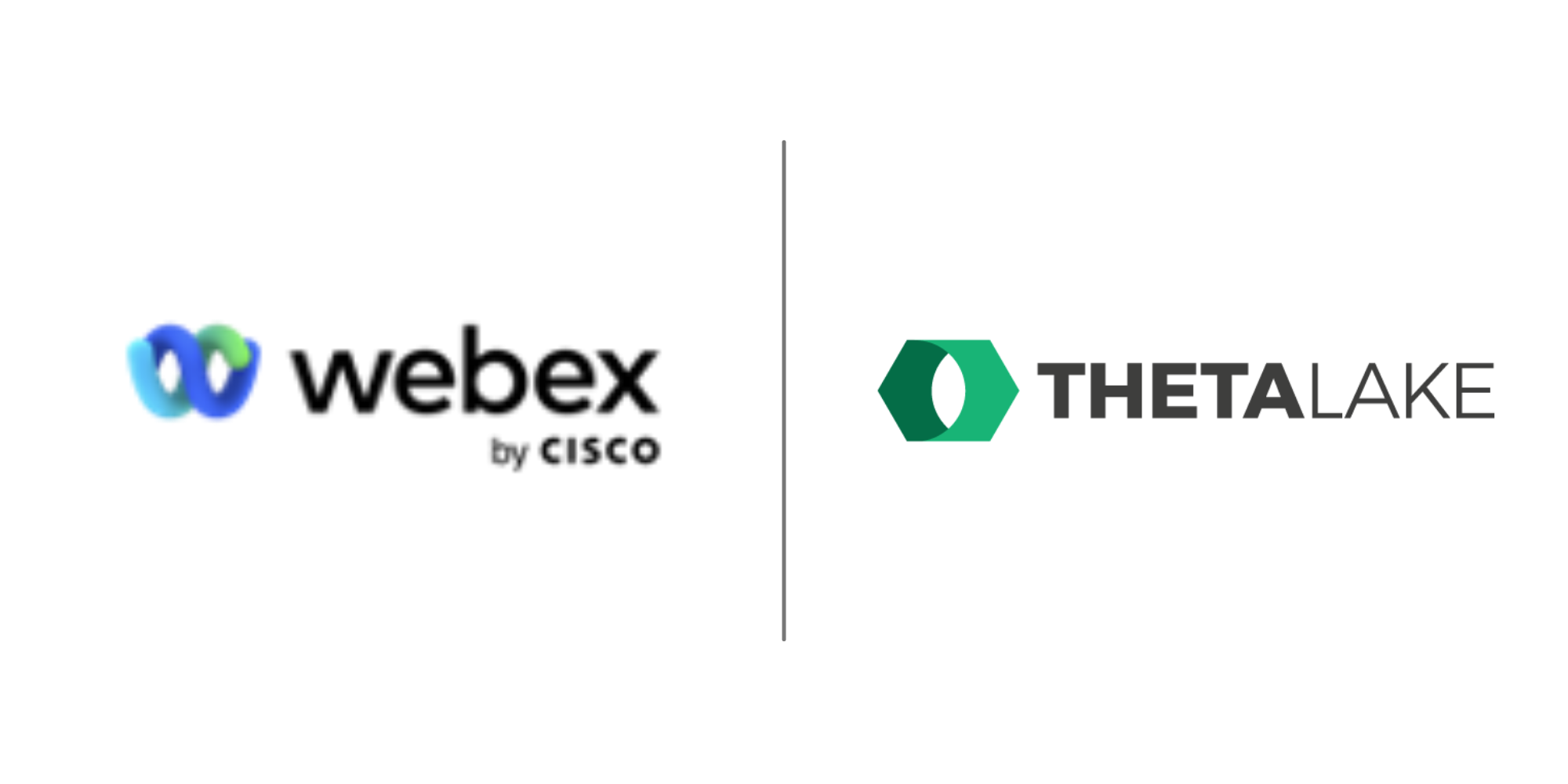 Webex by Cisco and Theta Lake logo