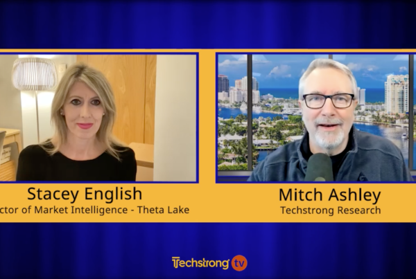 Stacey English at Mitch Ashley at Techstrong TV