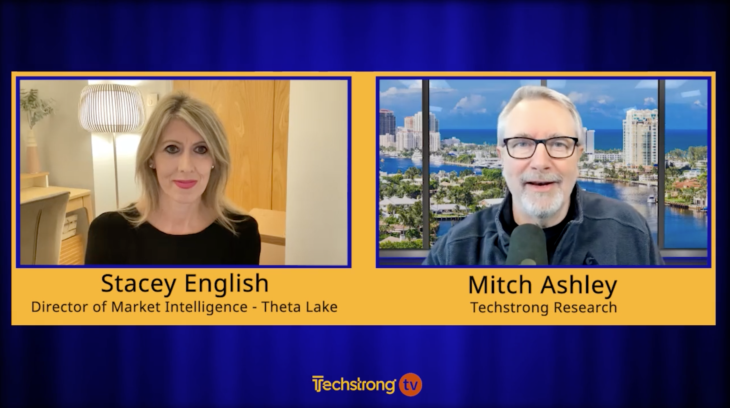 Stacey English at Mitch Ashley at Techstrong TV