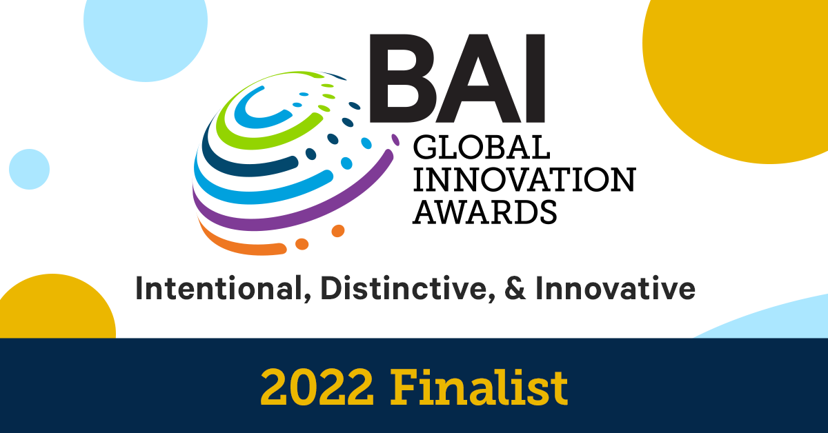 Bai global innovation awards, 2022 finalist badge